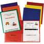 C-Line Classroom Connector Report Cover 2 Front & Back Pocket(s) - Red, Orange, Yellow, Blue, Green, Purple - 36 / Box (32000)