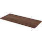 Lorell Relevance Series Tabletop Walnut Rectangle, Laminated Top - Adjustable Height - 72" Table Top Width x 30" Table Top Depth x 1" Table Top Thickness - Assembly Required - 1 Each (LLR34407)