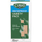 Curad Assorted Waterproof Transparent Bandages Transparent - Polyurethane - 20 / Box (CUR5108)