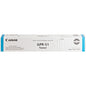 Canon GPR-51 Original Laser Toner Cartridge - Cyan - 1 Each 21500 Pages (GPR51C)