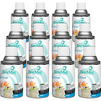 TimeMist Metered 30-Day Clean/Fresh Scent Refill Spray - 6000 ft³ - 6.6 fl oz (0.2 quart) - Fresh-N-Clean - 30 Day - Long Lasting, Odor Neutralizer - 12 / Carton (1042771CT)