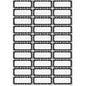 Ashley Dry Erase Black/White Dots Nameplate Magnets Magnetic - Dotted - Die-cut, Write on/Wipe off - Black, White - 30 / Pack (10080)