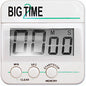 Ashley Big Time Digital Timer Desktop - For Sports - White, Black (10210)