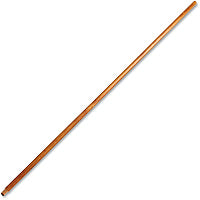 Rubbermaid Commercial Lacquered Wood Broom Handle 60" Length x 1.30" Diameter - Natural - Lacquered Wood - 1 Each (636100LAC)