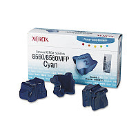 Xerox 108R00723 Solid Ink Stick, 3,400 Page-Yield, Cyan, 3/Box
