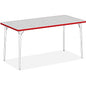 Lorell Classroom Activity Tabletop Gray Nebula, High Pressure Laminate (HPL) Rectangle Top - 60" Table Top Width x 30" Table Top Depth x 1.13" Table Top Thickness - Classroom - Assembly Required - 1 Each (LLR99919)