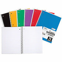 Mead One-subject Spiral Notebook 70 Sheets - Spiral - College Ruled Front Ruling - 8" x 10 1/2" Sheet Size - White Paper - Tan Board Cover - Heavyweight, Punched - 12 / Bundle (05512BD)