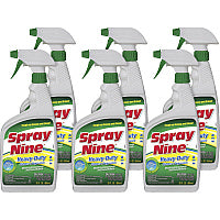 Permatex Heavy-Duty Cleaner/Degreaser w/Disinfectant 22 fl oz (0.7 quart) - Disinfectant - Clear Bottle - 6 / Bundle (26825BD)