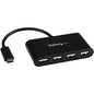 StarTech 4 Port Usb C Hub - C To 4x A - Usb 2.0 (ST4200MINIC)