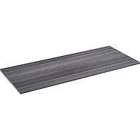 Lorell Relevance Series Charcoal Laminate Office Furniture 71.6" Width x 29.5" Depth x 1" Thickness Table Top - Straight Edge - Finish: Weathered Charcoal, Laminate (LLR16198)