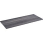 Lorell Relevance Series Charcoal Laminate Office Furniture 71.6" Width x 29.5" Depth x 1" Thickness Table Top - Straight Edge - Finish: Weathered Charcoal, Laminate (LLR16198)