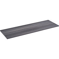 Lorell Relevance Series Tabletop 71.6" Width x 24" Depth x 1" Thickness Table Top - Straight Edge - Finish: Charcoal, Laminate (LLR16199)