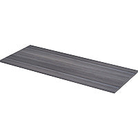 Lorell Relevance Series Tabletop 59.9" Width x 23.6" Depth x 1" Thickness Table Top - Straight Edge - Finish: Charcoal, Laminate (LLR16202)