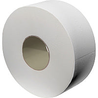 Livi(R) VPG Jumbo Toilet Paper Rolls, 2-Ply, 850-ft., 12 Rolls 2 Ply - 3.30" Width x 850 ft Length - 3 19/64" Core - White - Fiber - 12 / Carton (23724)
