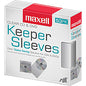 Maxell CD/DVD Keeper Sleeves - Clear (50 Pack) Sleeve - Plastic - Clear (190150)