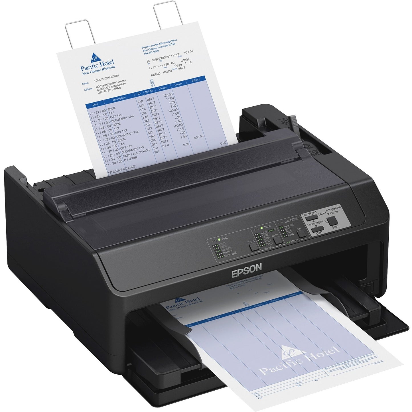 Epson FX-890II 9-pin Dot Matrix Printer - Monochrome - Energy Star 738 cps Mono - 8.50" , 6.50" , 9.50" Width x 11" , 3.60" , 4.10" Length - USB - Parallel (C11CF37201)
