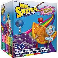 Mr. Sketch Scented Washable Markers Chisel Marker Point - Washable - Assorted Ink - 36 / Set (2003992)