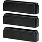 DAC Monitor Riser Leg Blocks Large x 6" Width x 1.50" Depth x 1.25" Height - Stackable, Adjustable Height, Sturdy, Comfortable, Ergonomic Design - Black - 3 / Kit - TAA Compliant (02250)