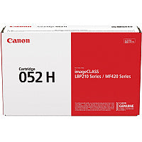 Canon 052H Original High Yield Laser Toner Cartridge - Black - 1 Each 9200 Pages (CRTDG052H)