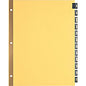 Business Source Monthly Black Leather Tab Index Dividers 12 Printed Tab(s) - Month - January-December - 8.5" Divider Width x 11" Divider Length - Letter - 3 Hole Punched - Buff Paper Divider - Black Leather Tab(s) - 20% Recycled - 12 / Set (BSN01183)