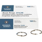 Business Source Standard Book Rings 1.5" Diameter - Silver - Nickel Plated - 100 / Box (BSN01438)