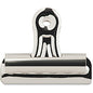 Business Source Bulldog Grip Clips No. 2 - 2.3" Width - for Paper - Heavy Duty - Silver - 36 / Box (BSN58501)