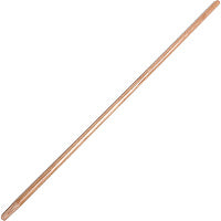 Ettore Floor Squeegee Wooden Pole Handle 54" Length x 1" Diameter - Natural - Wood - 1 Each (1628)