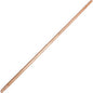 Ettore Floor Squeegee Wooden Pole Handle 54" Length x 1" Diameter - Natural - Wood - 1 Each (1628)