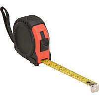 Genuine Joe Tape Measure 12 ft Length - Imperial Measuring System - Red, Black - 1 Each (GJO11972)