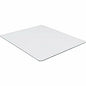 Lorell Tempered Glass Chairmat Carpet, Hardwood Floor, Marble - 50" Length x 44" Width x 0.250" Thickness - Rectangular - Tempered Glass - Clear - 1 Each (LLR82834)