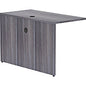 Lorell Essentials Series Bridge 48" Width x 24" Depth x 29.50" Height - Polyvinyl Chloride (PVC) - Laminate, Weathered Charcoal - 1 Each (LLR69556)