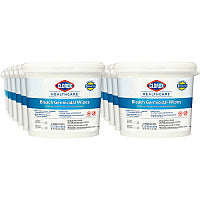 Clorox Healthcare Bleach Germicidal Wipes Ready-To-Use - 12" Length x 12" Width - Anti-corrosive, Antibacterial - White - 110/Tub - 100 / Pallet (30358PL)