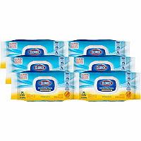 Clorox Disinfecting Cleaning Wipes Flex Pack Crisp Lemon Scent - Bleach-free, Antibacterial - White - 75/Pack - 600 / Pallet (31404PL)