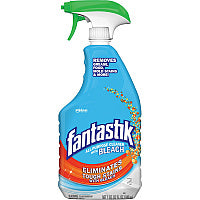fantastik(R) All-purpose Cleaner with Bleach 32 fl oz (1 quart) - Fresh Clean Scent - Anti-bacterial - Clear - 1 Each (308685)