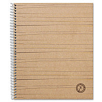Universal Deluxe Sugarcane Based Notebooks, Kraft Cover, 1-Subject, Medium/College Rule, Brown Cover, (100) 11 x 8.5 Sheets (UNV66208)