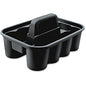 Rubbermaid Commercial Deluxe Carry Caddy 15" Length x 10.90" Width x 7.40" Height - Black - 6 / Carton (315488BLACT)