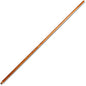 Rubbermaid Commercial Lacquered Wood Broom Handle 60" Length x 1.30" Diameter - Natural - Lacquered Wood - 12 / Carton (636100LACCT)