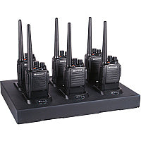 Midland MB400 Business Radio 16 Radio Channels - 142 Total Privacy Codes - 4 W - Low Battery Indicator, Timer, Lightweight - Water Proof, Dust Proof - Lithium Ion (Li-Ion) - Black - 6 / Box (MB400X6MC)