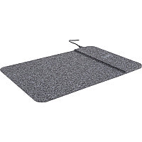Allsop PowerTrack Wireless Charging Mousepad - 0.25" Height x 13" Width x 8.75" Depth - Black - Fabric - Mouse - 1 Each (32192)