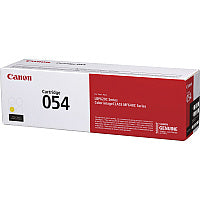 Canon 054 Original Laser Toner Cartridge - Yellow - 1 Each 1200 Pages (CRTDG054Y)