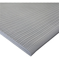 Genuine Joe Air Step Mat Exercise - 60" Length x 36" Width x 0.375" Thickness - Rectangular - Vinyl Foam - Gray - 1 Each (GJO00086)