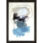 Lorell In The Middle II Framed Abstract Art 27.50" x 39.50" Frame Size - Aqua - 1 Each (LLR04473)