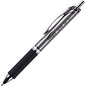 Integra Retractable Gel Ink Pen 0.7 mm Medium Pen Point - Retractable - Black Ink - Gel-based - Black Barrel - Metal Tip - 1 Dozen (36199)