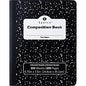 Sparco College Ruled Composition Notebook 100 Pages - Sewn - Front Ruling Surface - 2.10" Height x 7.3" Width x 9.9" Length - Hard Cover, Label - 12 / Pack (00333)