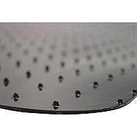Advantagemat Black Advantagemat(R) Black Vinyl Lipped Chair Mat for Carpets - 45" x 53" Carpeted Floor - 53" Length x 45" Width x 0.090" Depth x 0.090" Thickness - Lip Size 25" Length x 12" Width - Lipped - Classic - Polyvinyl Chloride (P (FC114553LLBV)