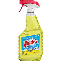 Windex(R) MultiSurface Disinfectant Spray, Citrus, 23 oz., 8 Spray Bottles Ready-To-Use - 23 fl oz (0.7 quart) - Fresh Citrus Scent - Residue-free, Non-porous - Yellow Bottle - 8 / Carton (305498CT)
