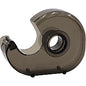 Business Source Handheld Tape Dispenser 1" Core - Portable, Lightweight, Retractable Blade, Translucent - Plastic - Smoke - 1 Each (BSN00465)