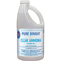 Pure Bright Custom Clear Ammonia 64 fl oz (2 quart) - Clear - 8 / Carton (19703575033)