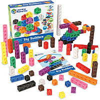 Learning Resources MathLink Cubes Big Builders Play Cube - 5-9 Year - Multi (LER9291)