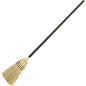 Rubbermaid Commercial Wood Handle Lobby Corn Broom Corn Fiber Bristle - 12" Brush Face - 38" Overall Length - Wood Handle - 12 / Carton (6373BROCT)